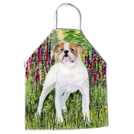 Carolines Treasures Carolines Treasures SS8156APRON English Bulldog Apron - 27 H x 31 W in. SS8156APRON